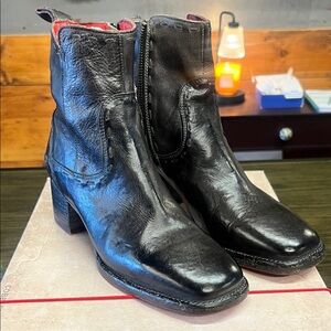 BedStu Merryli Black Rustic Tremolo Boots